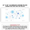 6 X 12 Full Size Aluminum License Plate for Cars and Trucks  Thumbnail
