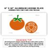 6 X 12 Full Size Aluminum License Plate for Cars and Trucks  Thumbnail