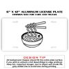 6 X 12 Full Size Aluminum License Plate for Cars and Trucks  Thumbnail