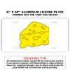 6 X 12 Full Size Aluminum License Plate for Cars and Trucks  Thumbnail