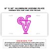 6 X 12 Full Size Aluminum License Plate for Cars and Trucks  Thumbnail