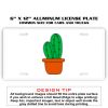 6 X 12 Full Size Aluminum License Plate for Cars and Trucks  Thumbnail