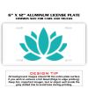 6 X 12 Full Size Aluminum License Plate for Cars and Trucks  Thumbnail