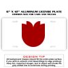 6 X 12 Full Size Aluminum License Plate for Cars and Trucks  Thumbnail