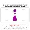 6 X 12 Full Size Aluminum License Plate for Cars and Trucks  Thumbnail