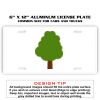 6 X 12 Full Size Aluminum License Plate for Cars and Trucks  Thumbnail