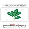 6 X 12 Full Size Aluminum License Plate for Cars and Trucks  Thumbnail
