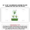 6 X 12 Full Size Aluminum License Plate for Cars and Trucks  Thumbnail