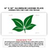 6 X 12 Full Size Aluminum License Plate for Cars and Trucks  Thumbnail