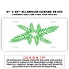 6 X 12 Full Size Aluminum License Plate for Cars and Trucks  Thumbnail