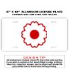 6 X 12 Full Size Aluminum License Plate for Cars and Trucks  Thumbnail