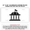6 X 12 Full Size Aluminum License Plate for Cars and Trucks  Thumbnail