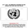 6 X 12 Full Size Aluminum License Plate for Cars and Trucks  Thumbnail