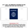 6 X 12 Full Size Aluminum License Plate for Cars and Trucks  Thumbnail