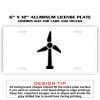 6 X 12 Full Size Aluminum License Plate for Cars and Trucks  Thumbnail