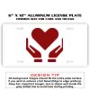 6 X 12 Full Size Aluminum License Plate for Cars and Trucks  Thumbnail