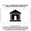 6 X 12 Full Size Aluminum License Plate for Cars and Trucks  Thumbnail