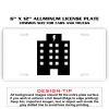 6 X 12 Full Size Aluminum License Plate for Cars and Trucks  Thumbnail