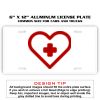 6 X 12 Full Size Aluminum License Plate for Cars and Trucks  Thumbnail