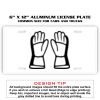 6 X 12 Full Size Aluminum License Plate for Cars and Trucks  Thumbnail