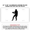 6 X 12 Full Size Aluminum License Plate for Cars and Trucks  Thumbnail
