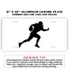 6 X 12 Full Size Aluminum License Plate for Cars and Trucks  Thumbnail