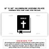 6 X 12 Full Size Aluminum License Plate for Cars and Trucks  Thumbnail