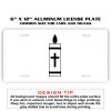 6 X 12 Full Size Aluminum License Plate for Cars and Trucks  Thumbnail