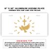 6 X 12 Full Size Aluminum License Plate for Cars and Trucks  Thumbnail
