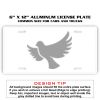 6 X 12 Full Size Aluminum License Plate for Cars and Trucks  Thumbnail