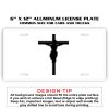 6 X 12 Full Size Aluminum License Plate for Cars and Trucks  Thumbnail