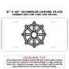 6 X 12 Full Size Aluminum License Plate for Cars and Trucks  Thumbnail