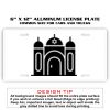 6 X 12 Full Size Aluminum License Plate for Cars and Trucks  Thumbnail