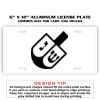 6 X 12 Full Size Aluminum License Plate for Cars and Trucks  Thumbnail