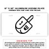 6 X 12 Full Size Aluminum License Plate for Cars and Trucks  Thumbnail