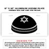 6 X 12 Full Size Aluminum License Plate for Cars and Trucks  Thumbnail