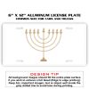 6 X 12 Full Size Aluminum License Plate for Cars and Trucks  Thumbnail