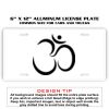 6 X 12 Full Size Aluminum License Plate for Cars and Trucks  Thumbnail