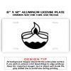 6 X 12 Full Size Aluminum License Plate for Cars and Trucks  Thumbnail