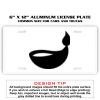 6 X 12 Full Size Aluminum License Plate for Cars and Trucks  Thumbnail
