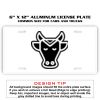 6 X 12 Full Size Aluminum License Plate for Cars and Trucks  Thumbnail