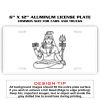 6 X 12 Full Size Aluminum License Plate for Cars and Trucks  Thumbnail