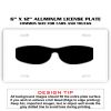 6 X 12 Full Size Aluminum License Plate for Cars and Trucks  Thumbnail