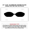 6 X 12 Full Size Aluminum License Plate for Cars and Trucks  Thumbnail