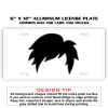 6 X 12 Full Size Aluminum License Plate for Cars and Trucks  Thumbnail