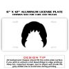 6 X 12 Full Size Aluminum License Plate for Cars and Trucks  Thumbnail