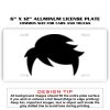 6 X 12 Full Size Aluminum License Plate for Cars and Trucks  Thumbnail