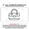 6 X 12 Full Size Aluminum License Plate for Cars and Trucks  Thumbnail