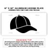 6 X 12 Full Size Aluminum License Plate for Cars and Trucks  Thumbnail