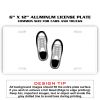 6 X 12 Full Size Aluminum License Plate for Cars and Trucks  Thumbnail